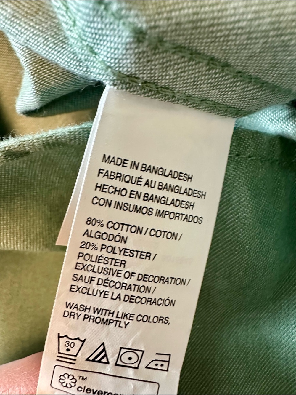 NWT! Izod Saltwater Slim Fit Shirt in Green - Picture 8 of 8